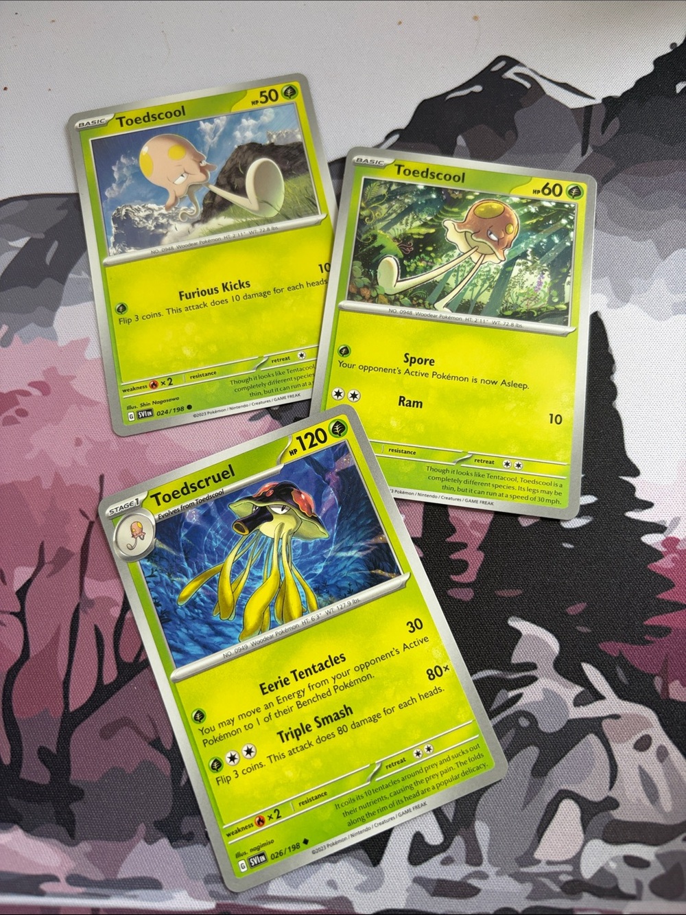 Toedscool & Toedscruel Evolution Line Lot | Scarlet & Violet Base Set | ✨5/$25